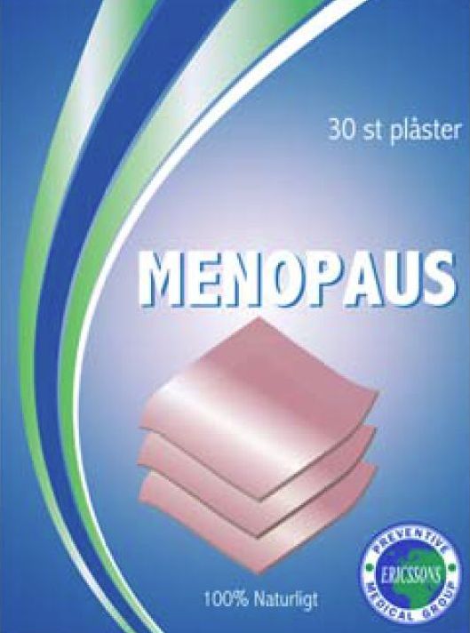 Transdermalt menopaus-plåster för kvinnor som kommit in i klimakteriet
