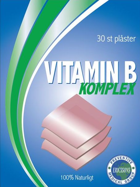 Transdermalt plåster med B-vitaminer
