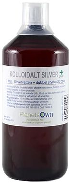 Kolloidalt silver 20 ppm från PlanetsOwn